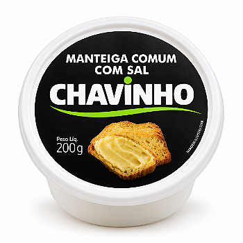 Manteiga pura com sal Chavinho