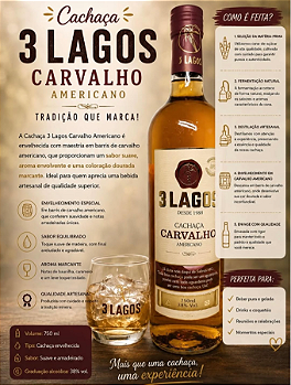Cachaça envelhecida a do carvalho americano