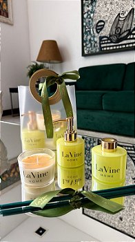 Kit Presente Frutta Viva Limão Siciliano — Difusor 100ml + Sabonete 100ml + Vela 140g — La Vine Home