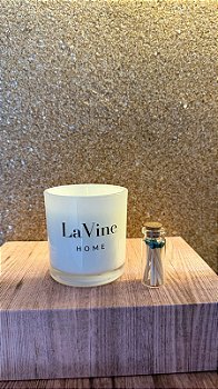 Vela Aromática Signature White 200g com Vidrinho de Fósforos — La Vine Home