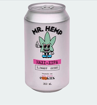 Cerveja Hipnose Mr. Hemp HAXI XIPA 350ml