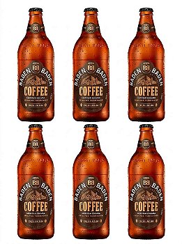 Pack 6un Cerveja Baden Coffee 600ml