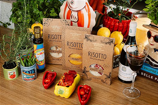 Caixa 7un Mix Para Risotto e Polenta Sabores Diversos - Risotteria Millano