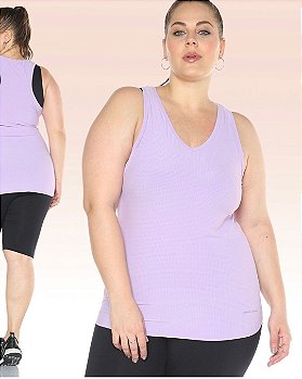 Regata Alongada Plus Size
