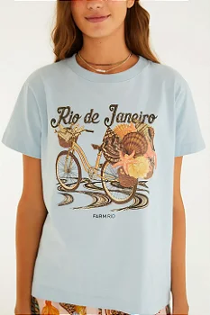 T-Shirt Fit Bicicleta Conchas