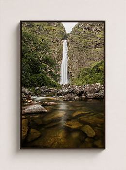 Quadro Fine Art Cachoeira Casca D´anta - 90 x 60 cm
