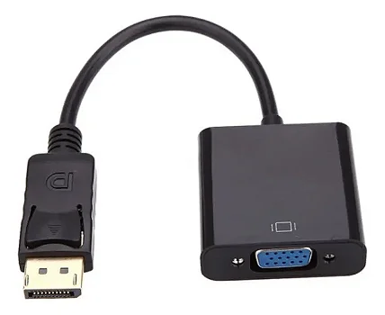 Cabo Adaptador Displayport Para Vga - Preto
