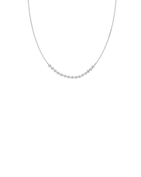 Choker Prata Fileira de Zircônias Prata 925