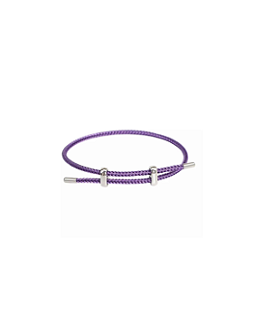 Pulseira Corda de Aço Inoxidável - Roxo
