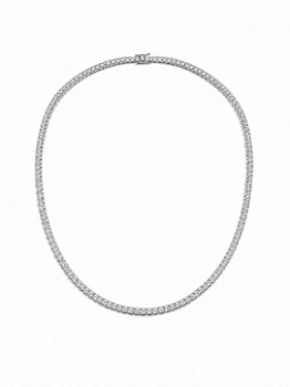 Riviera 4 Garras com Zircônia Banho de Ródio Branco 2mm - Cristal