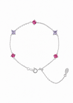PULSEIRA PRATA BICOLOR