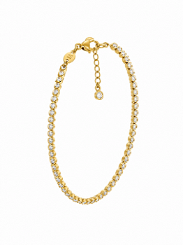 Pulseira Ponto de Luz Banho de Ouro
