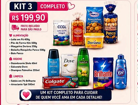 KIT JUMBO COMPLETO ( PEDIDO VIA WhatsApp )