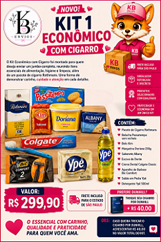 KIT JUMBO BÁSICO COM CIGARRO ( PEDIDO VIA WHATSAPP )