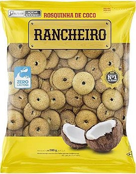 BISC.RANCHEIRO ROSQUINHAS DE COCO 1X500G