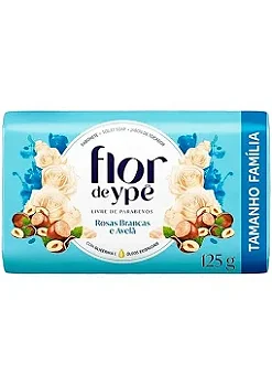 Sabonete Flor de Ypê Rosas Brancas e Avelã