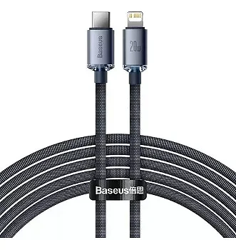 Cabo Baseus 20w Pd Usb C Lightning Para iPhone - 2 Metros