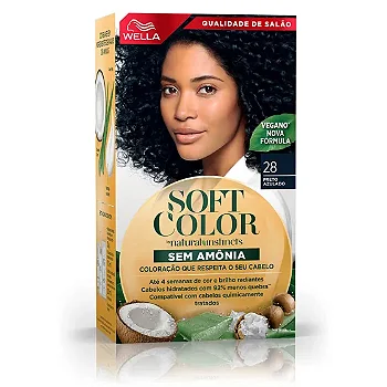 Soft Color - Preto Azulado 28 - Tintura Sem Amônia