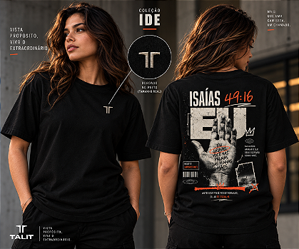 Camiseta IDE - TALIT - PRETA - Cód.: 001