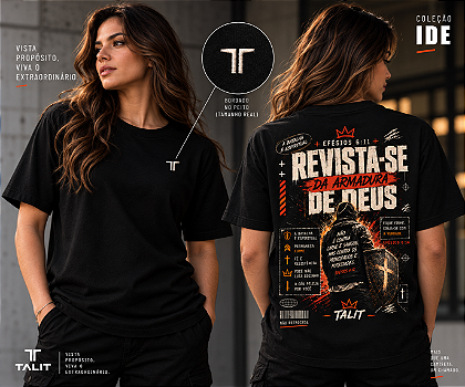 Camiseta IDE - TALIT - PRETA - Cód.: 003