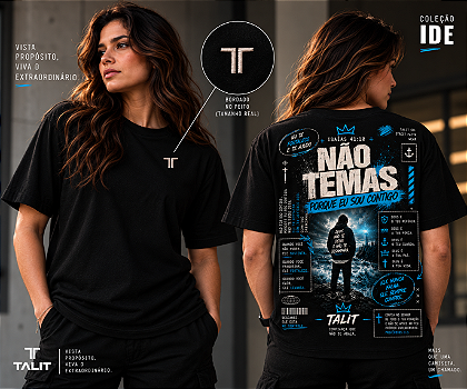 Camiseta IDE - TALIT - PRETA - Cód.: 007