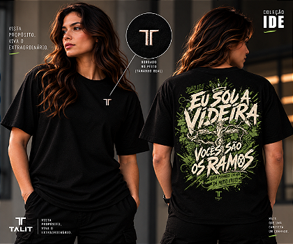 Camiseta IDE - TALIT - PRETA - Cód.: 010