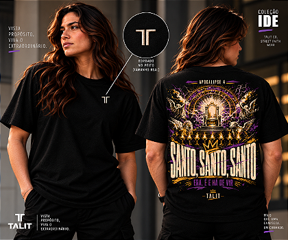 Camiseta IDE - TALIT - PRETA - Cód.: 012