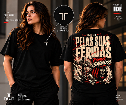 Camiseta IDE - TALIT - PRETA - Cód.: 015