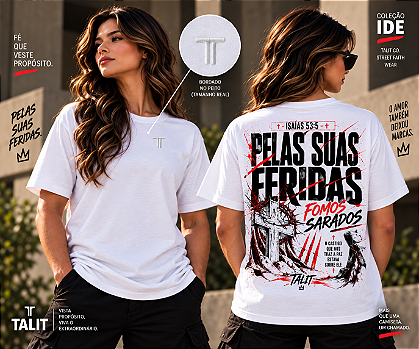 Camiseta IDE - TALIT - BRANCA - Cód.: 005