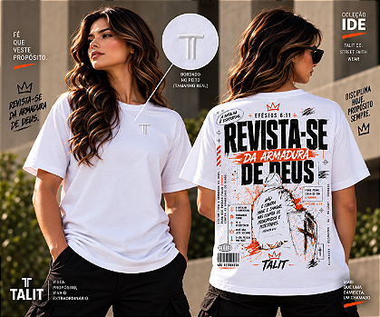 Camiseta IDE - TALIT - BRANCA - Cód.: 007
