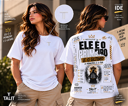 Camiseta IDE - TALIT - BRANCA - Cód.: 010
