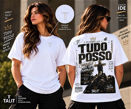 Camiseta IDE - TALIT - BRANCA - Cód.: 015
