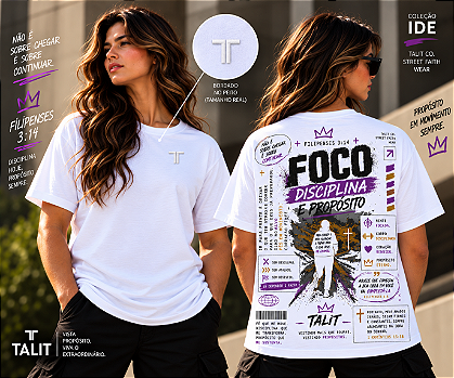 Camiseta IDE - TALIT - BRANCA - Cód.: 018