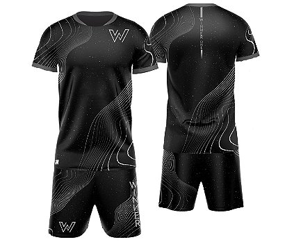 COLEÇÃO BLACK SEA PRETO - CONJUNTO MASCULINO