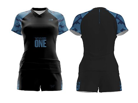 COLEÇÃO INK BEACH AZUL - CONJUNTO FEMININO