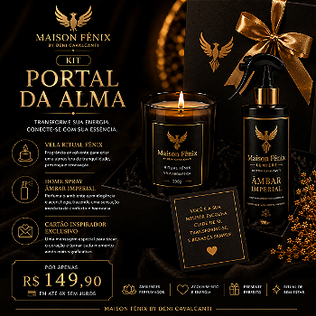 KIT PORTAL DA ALMA - VELA E HOME SORAY