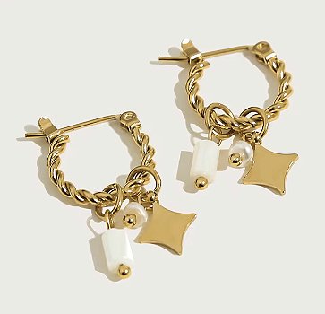 Argola Twisted Charms