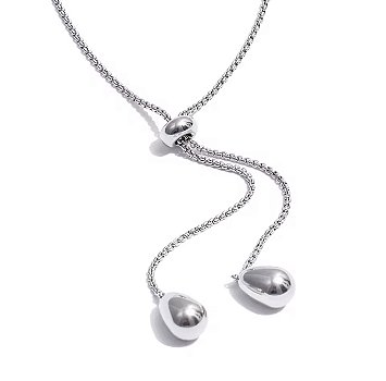 Colar Gravatinha Gota Fluida