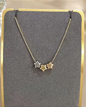 Colar Trio de Estrelas