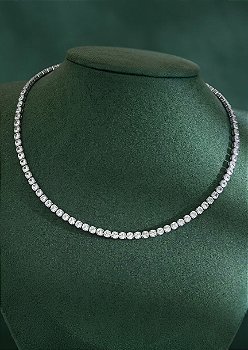 Colar Riviera Zircônias - Prata 925