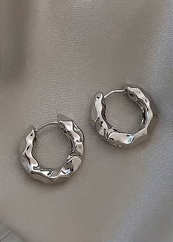 Argola Crushed Metal