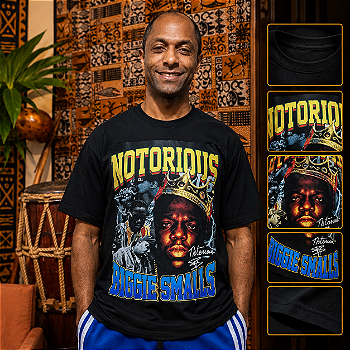 Camiseta Notorious B.I.G. – Biggie Smalls | Estilus Black