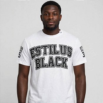 Camiseta Branca Estampa Estilus Black - Streetwear