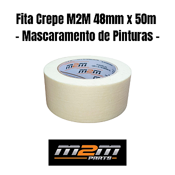 Fita Crepe M2M Parts 48 mm x 50 m em Dracena
