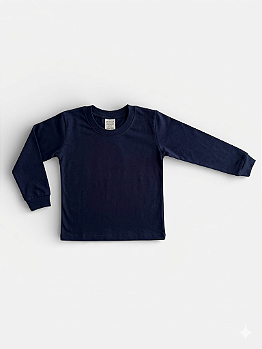 Camiseta Manga Longa com Punho 100% Algodão
