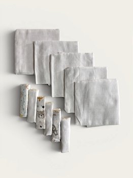 Kit enxoval bebê Branco/Neutro