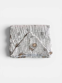 Toalha de banho soft com capuz infantil