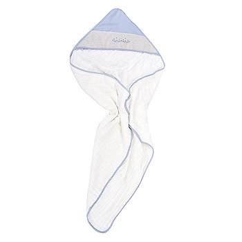 Toalha de banho soft com capuz minimalista nature infantil