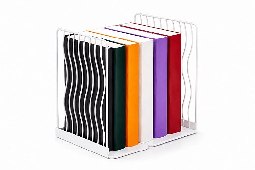 Organizador de Livros Aramado Vertical Branco