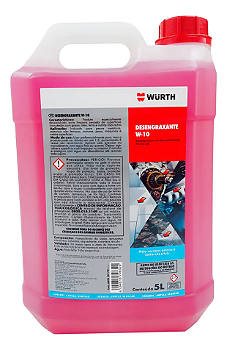 Desengraxante Industrial W-10 Würth 5L - Alta Performance Pronto Uso